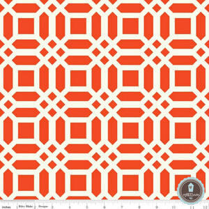 Riley Blake Home Decor Wzory Geometryczne Pomarańcz
